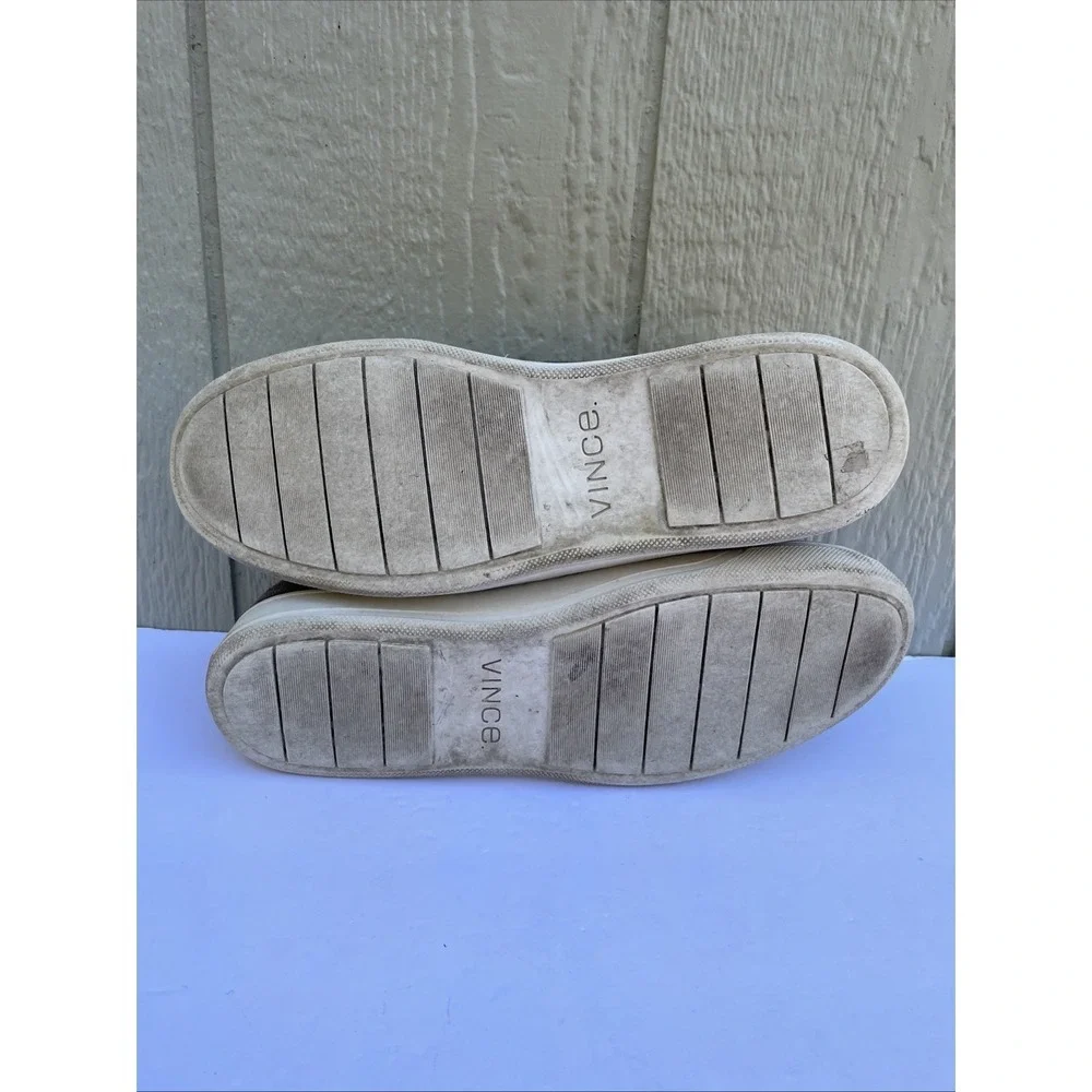 Vince. Abe chukka suede Leather sneaker Mens 10.5M Platform Gray‎ Lining Casual